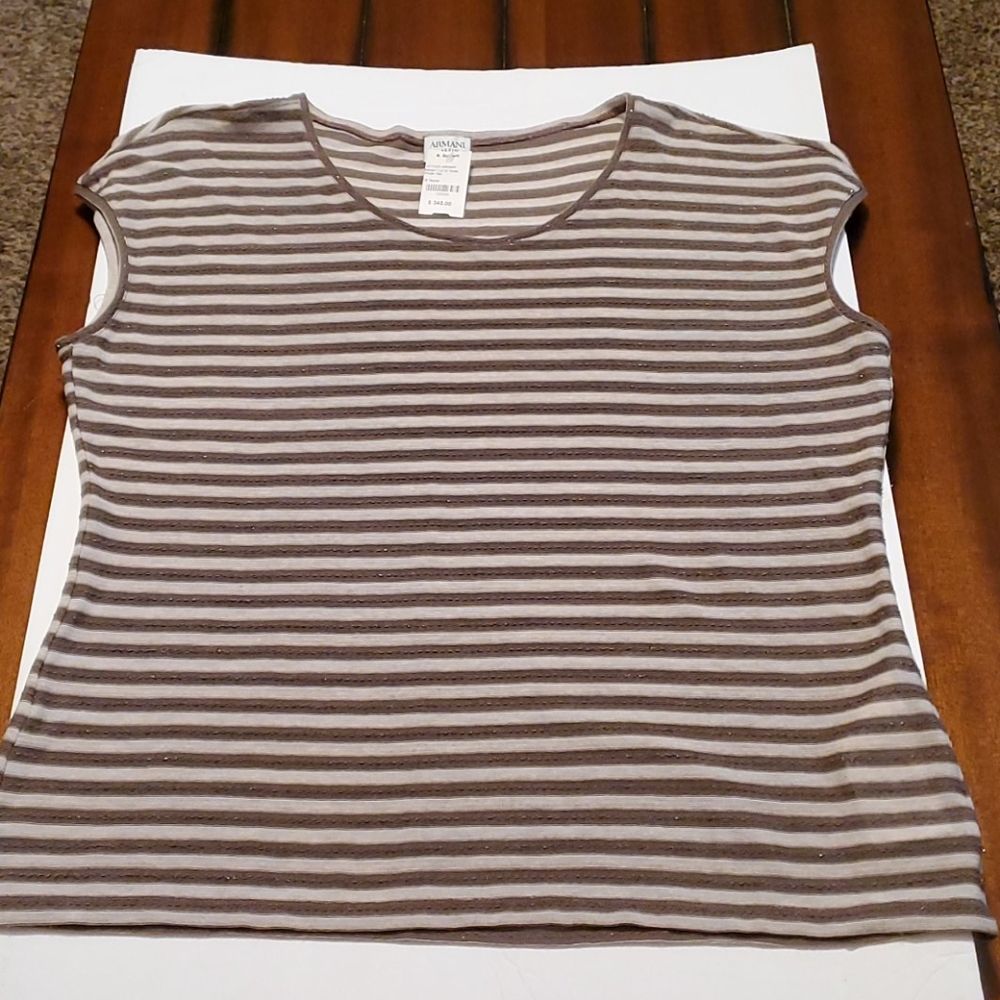 Armani sleeveless blouse